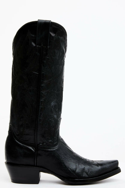 Wheeler Black Western Performance Boots - Snip Toe