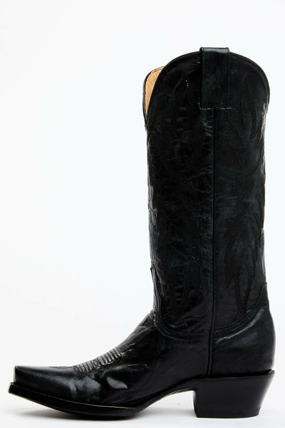 Wheeler Black Western Performance Boots - Snip Toe