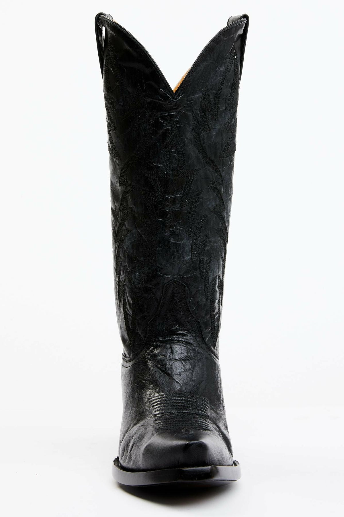 Wheeler Black Western Performance Boots - Snip Toe
