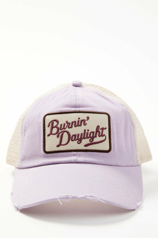 Burnin' Daylight Distressed Mesh Back Baseball Hat