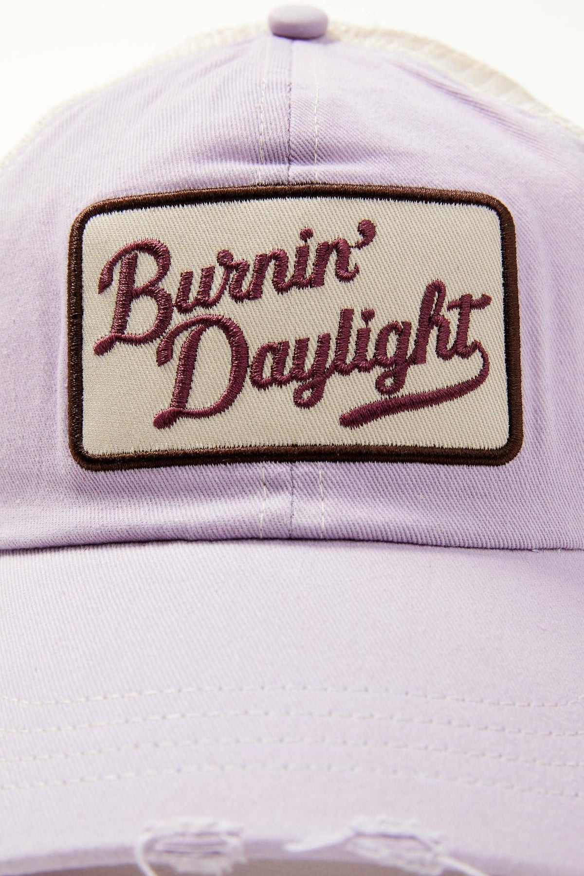 Burnin' Daylight Distressed Mesh Back Baseball Hat