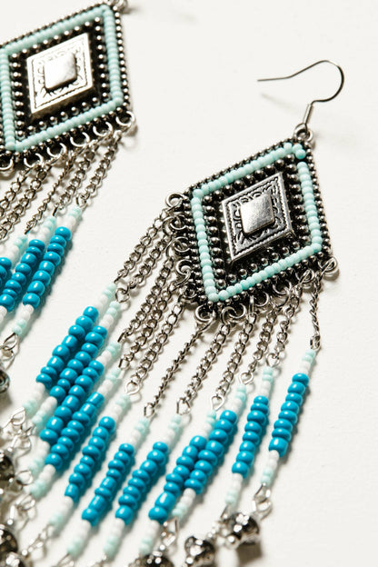 Legend Hall Beaded Fringe Earrings