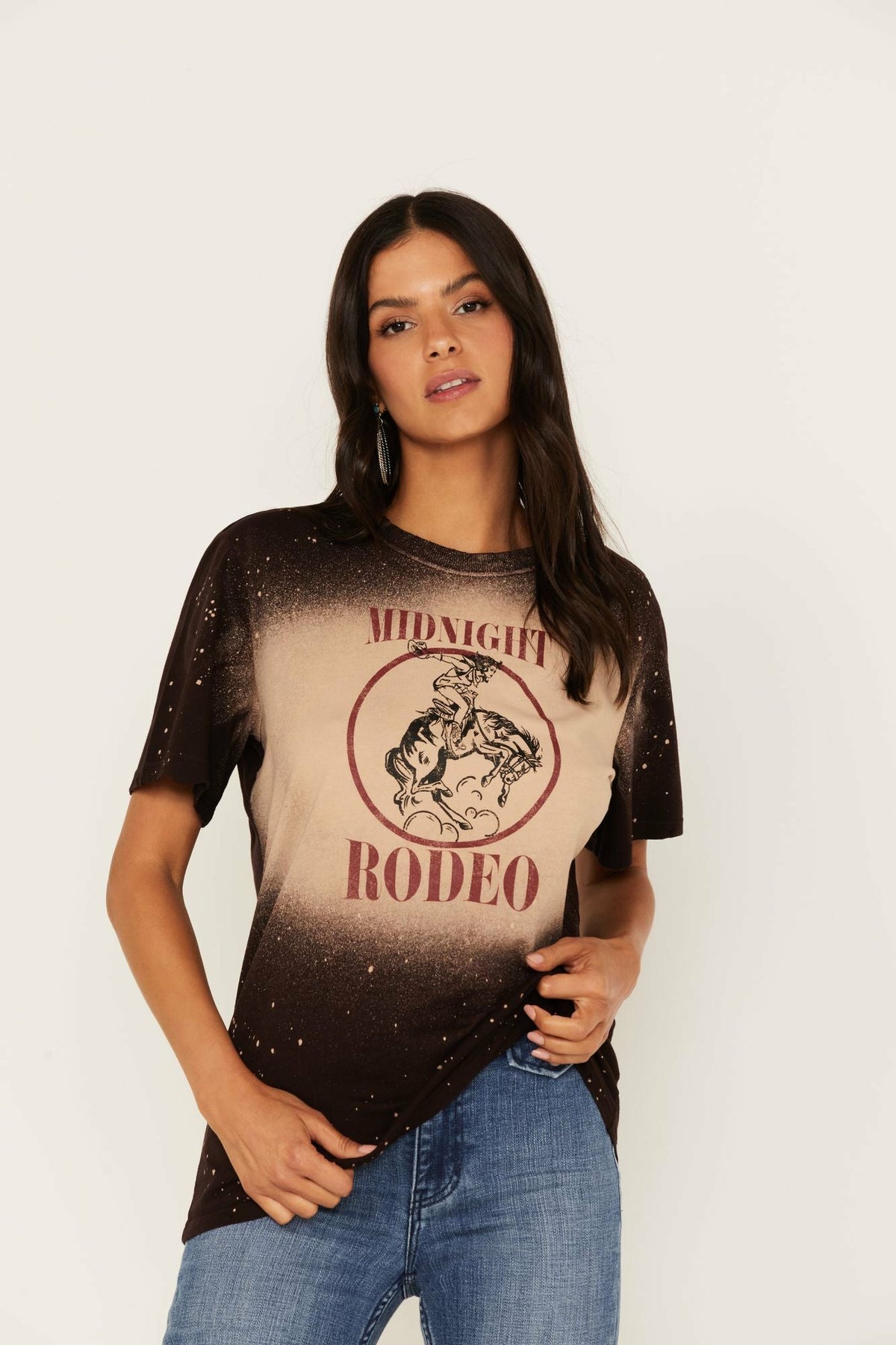 Midnight Rodeo Oversized Graphic Trustie Tee