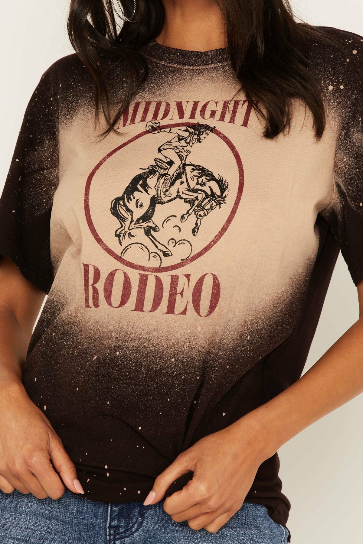Midnight Rodeo Oversized Graphic Trustie Tee