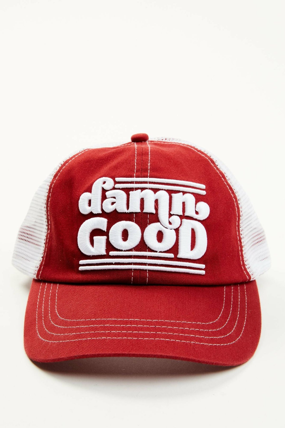 Damn Good Embroidered Mesh-Back Baseball Hat