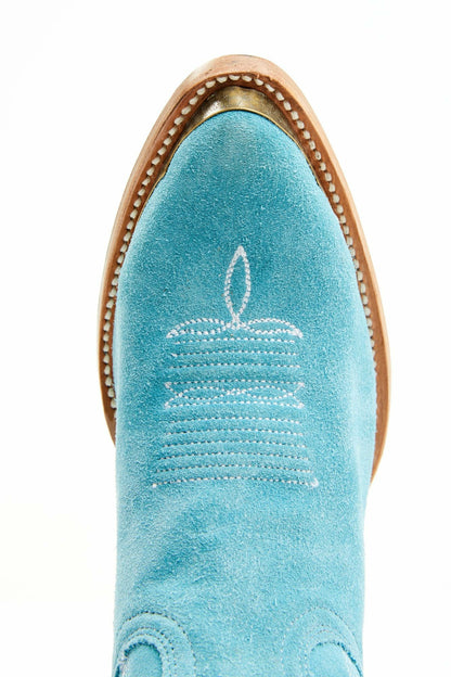 Wheels Bluebird Suede Fashion Western Booties - Round Toe