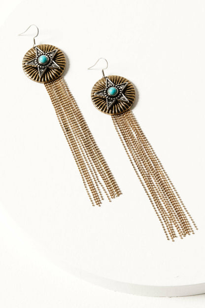 Montclair Star Fringe Earrings
