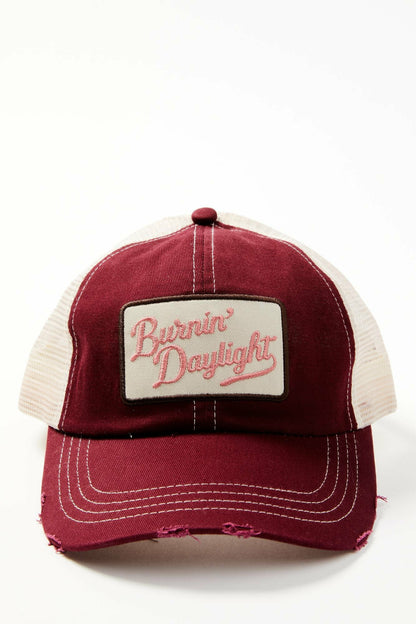 Burnin' Daylight Distressed Mesh Back Baseball Hat