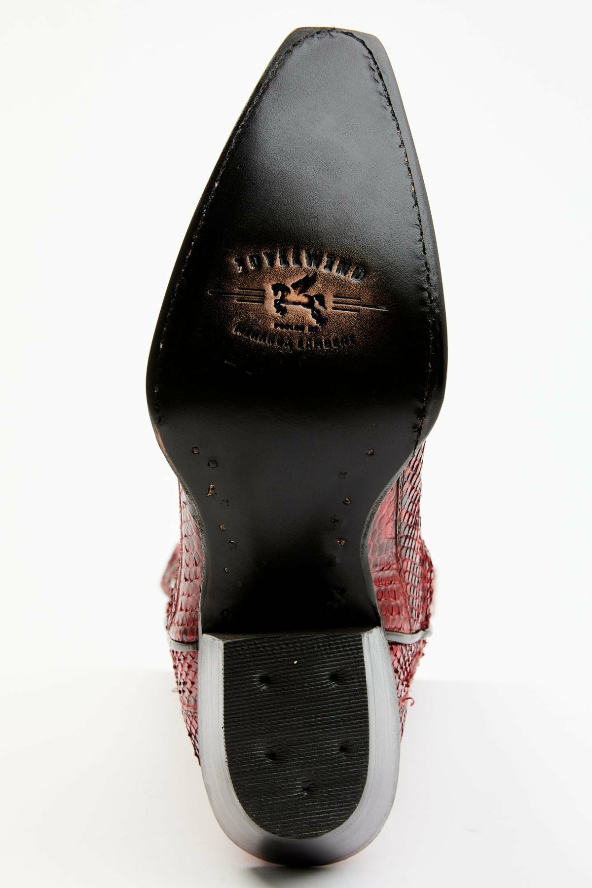 Slay Red Python Tall Western Boots - Snip Toe