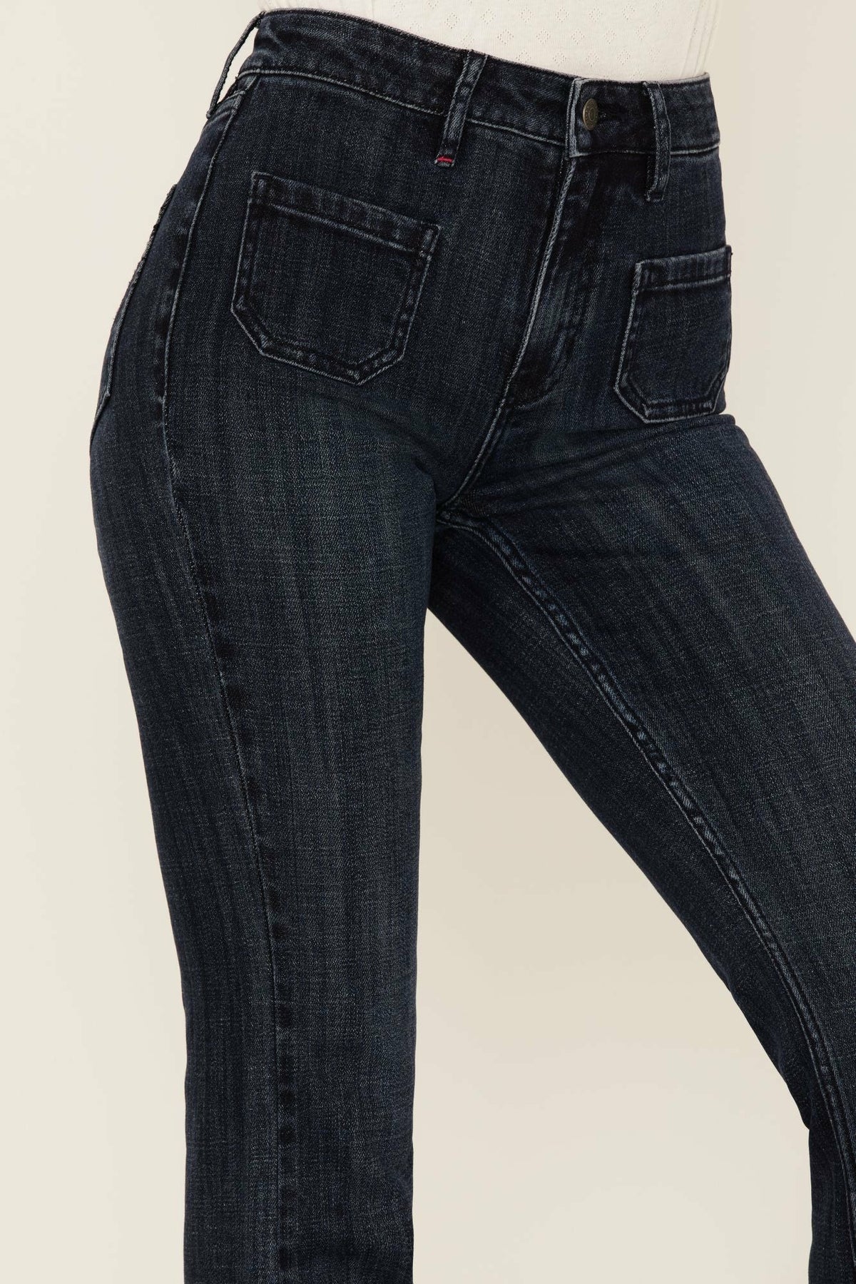 Hickory Place Dark Wash High Risin' Bootcut Jeans