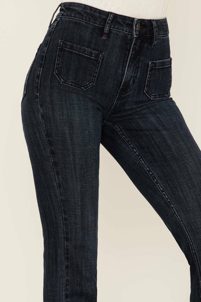 Hickory Place Dark Wash High Risin' Bootcut Jeans