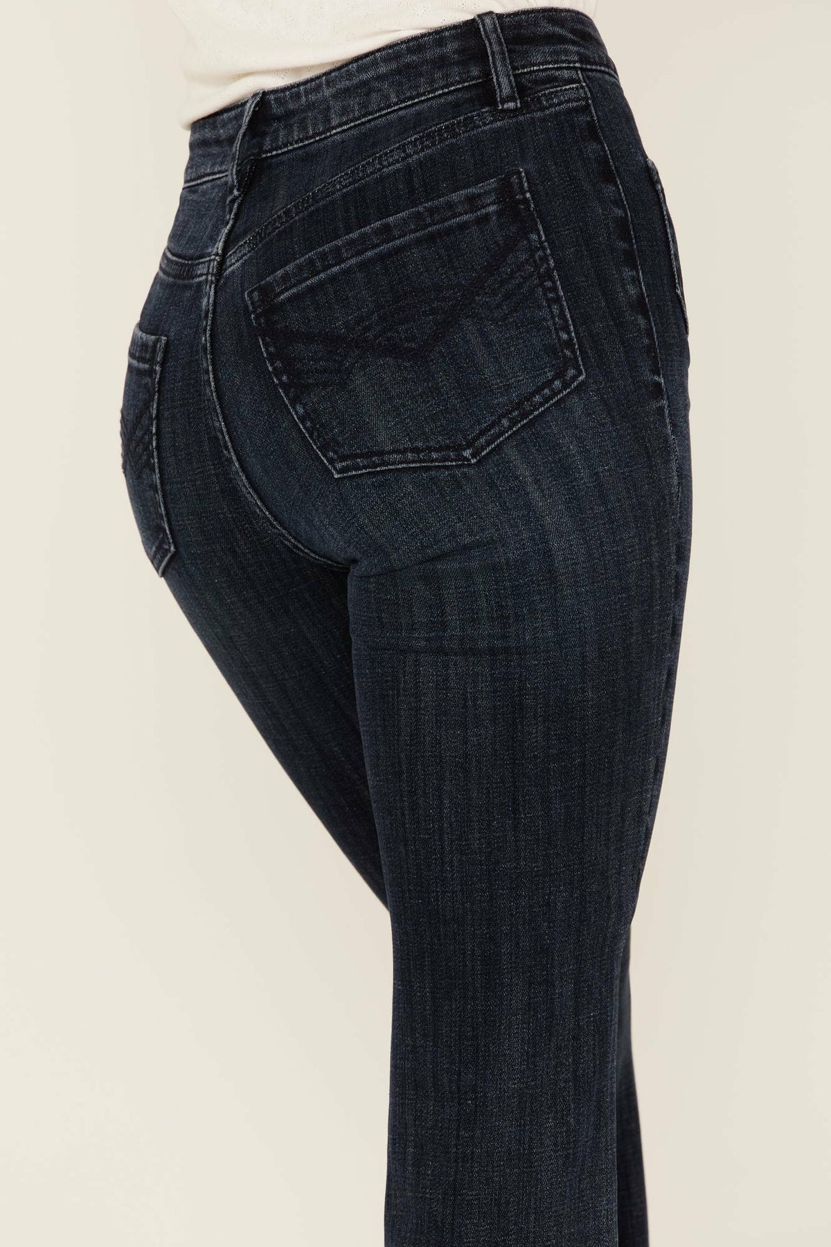 Hickory Place Dark Wash High Risin' Bootcut Jeans