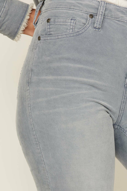 High Risin Corduroy Flare Jeans