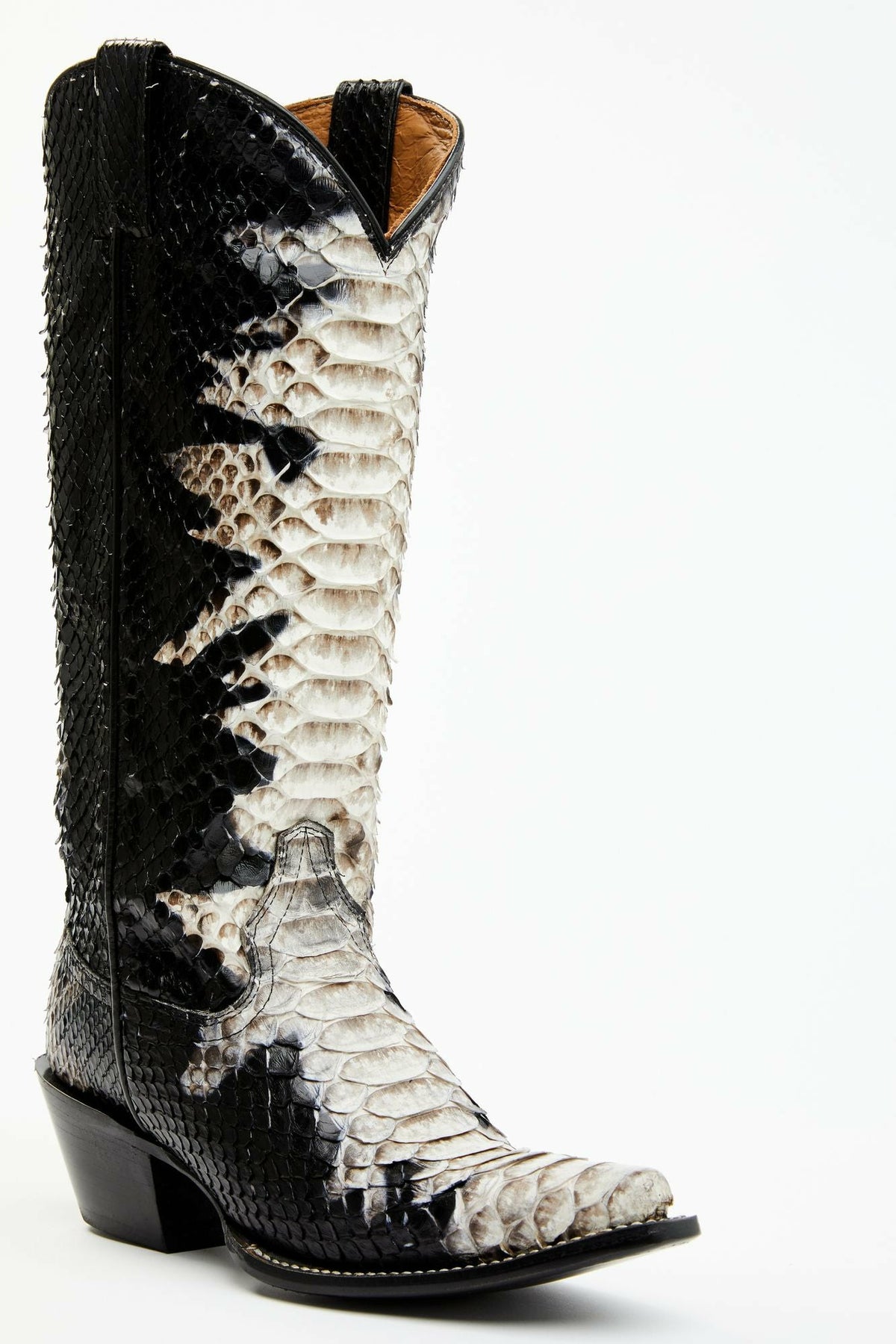 Stunner Exotic Python Western Boots - Snip Toe