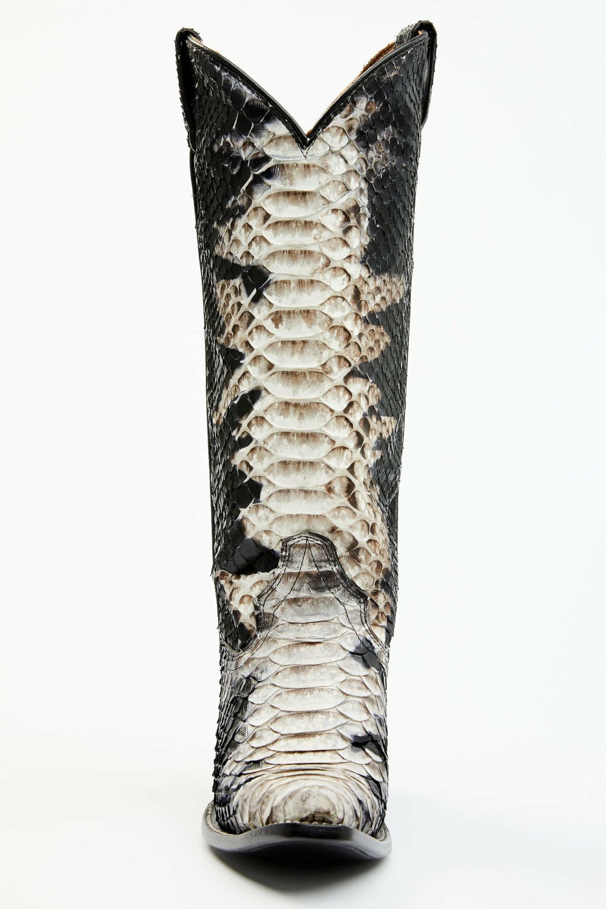 Stunner Exotic Python Western Boots - Snip Toe