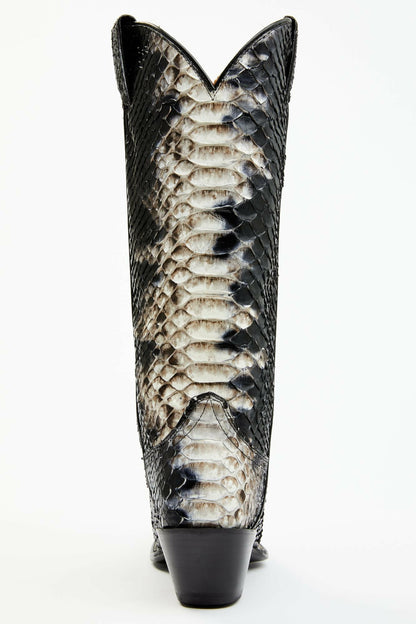Stunner Exotic Python Western Boots - Snip Toe
