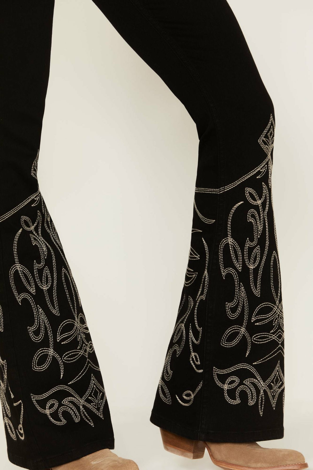 Saddle Drive High Rise Bootcut Jeans