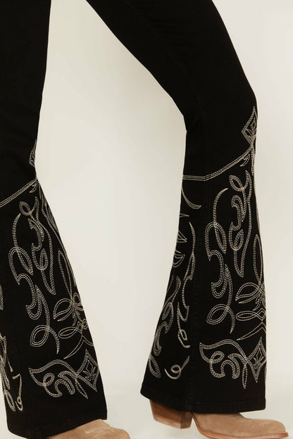 Saddle Drive High Rise Bootcut Jeans