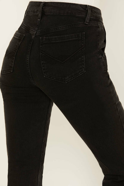 West End Mid Rise Front Seam Rebel Flare Jeans