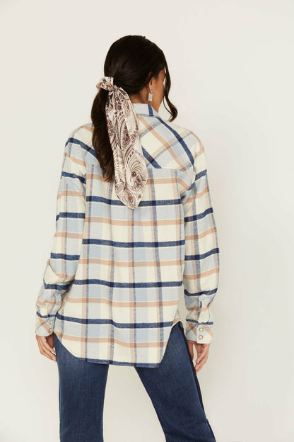 Plaid Print Rendon Flannel Top