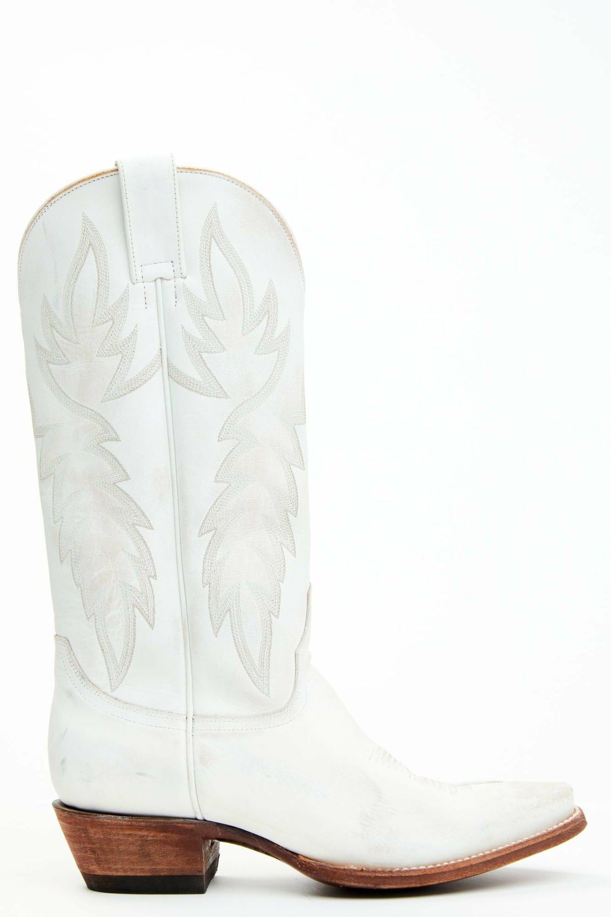 Wheeler Warm White Western Performance Boots - Snip Toe