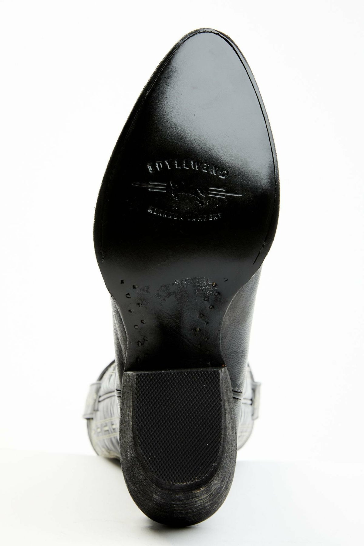 Retro Rock Black Western Boots - Round Toe
