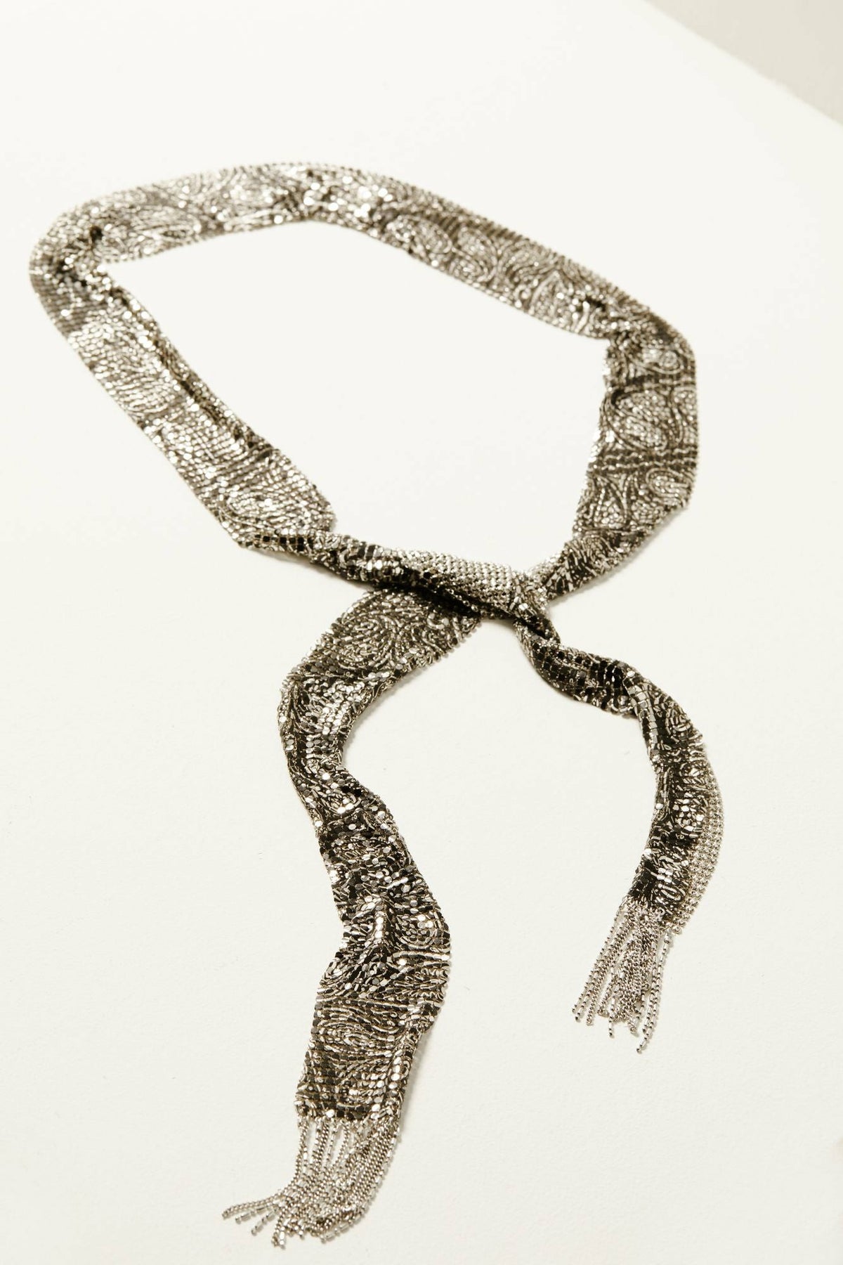Cardiff Mesh Scarf Necklace