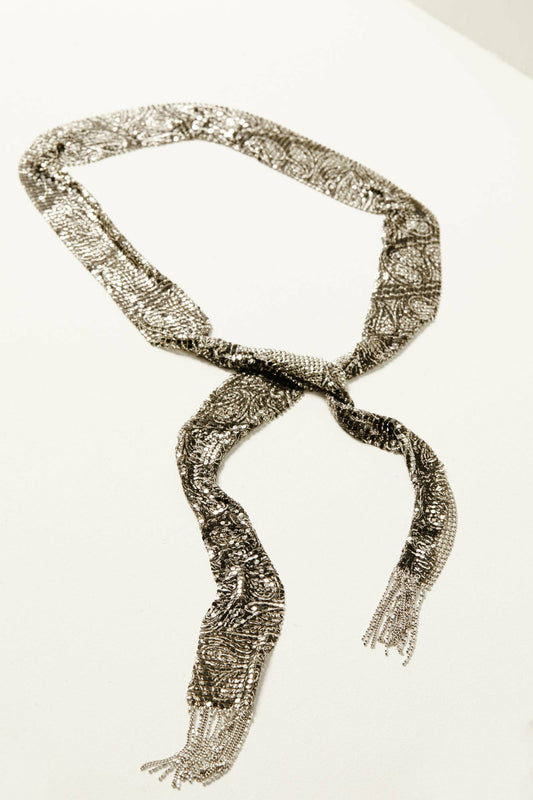 Cardiff Mesh Scarf Necklace
