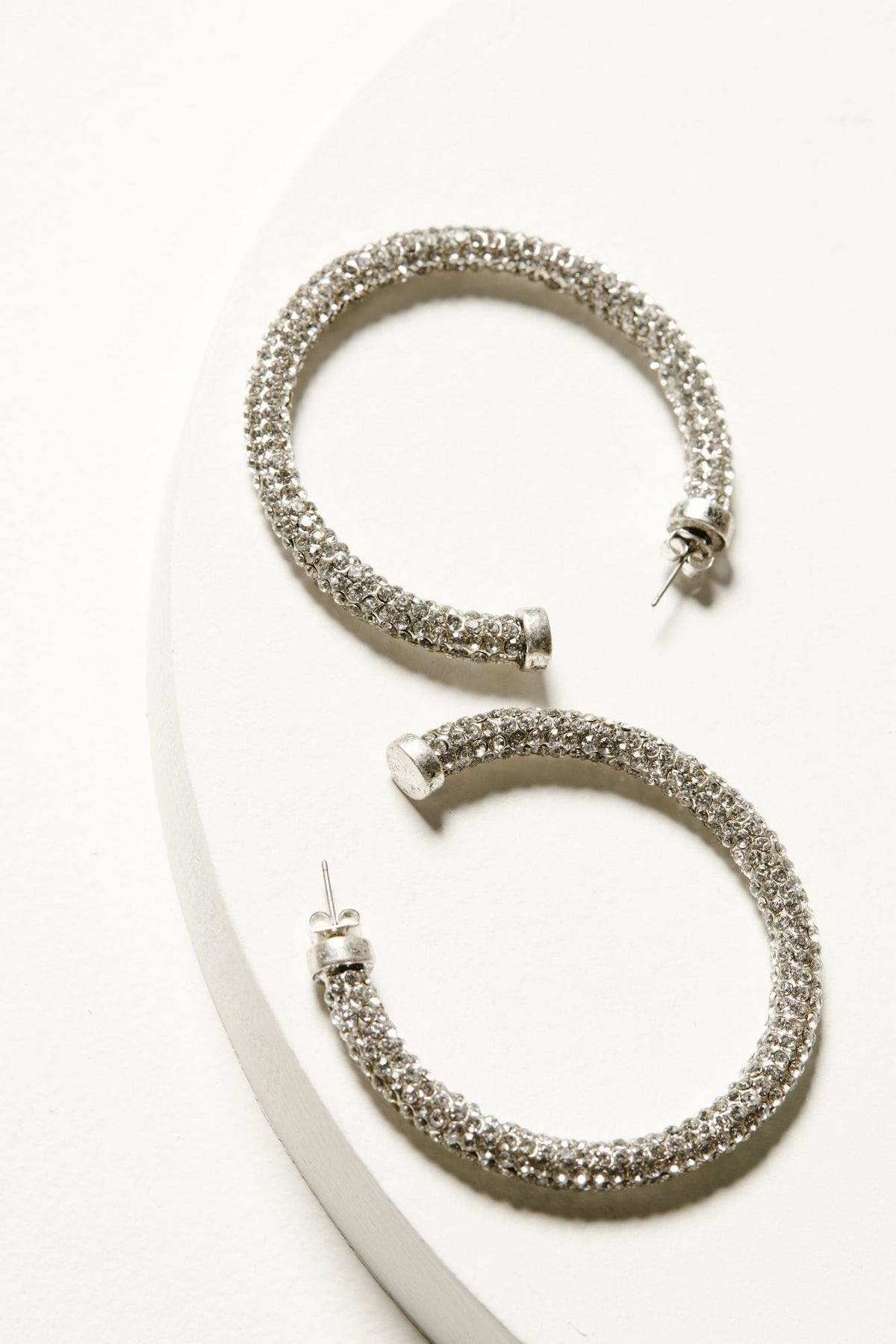 Avalon Silver Hoop Earrings