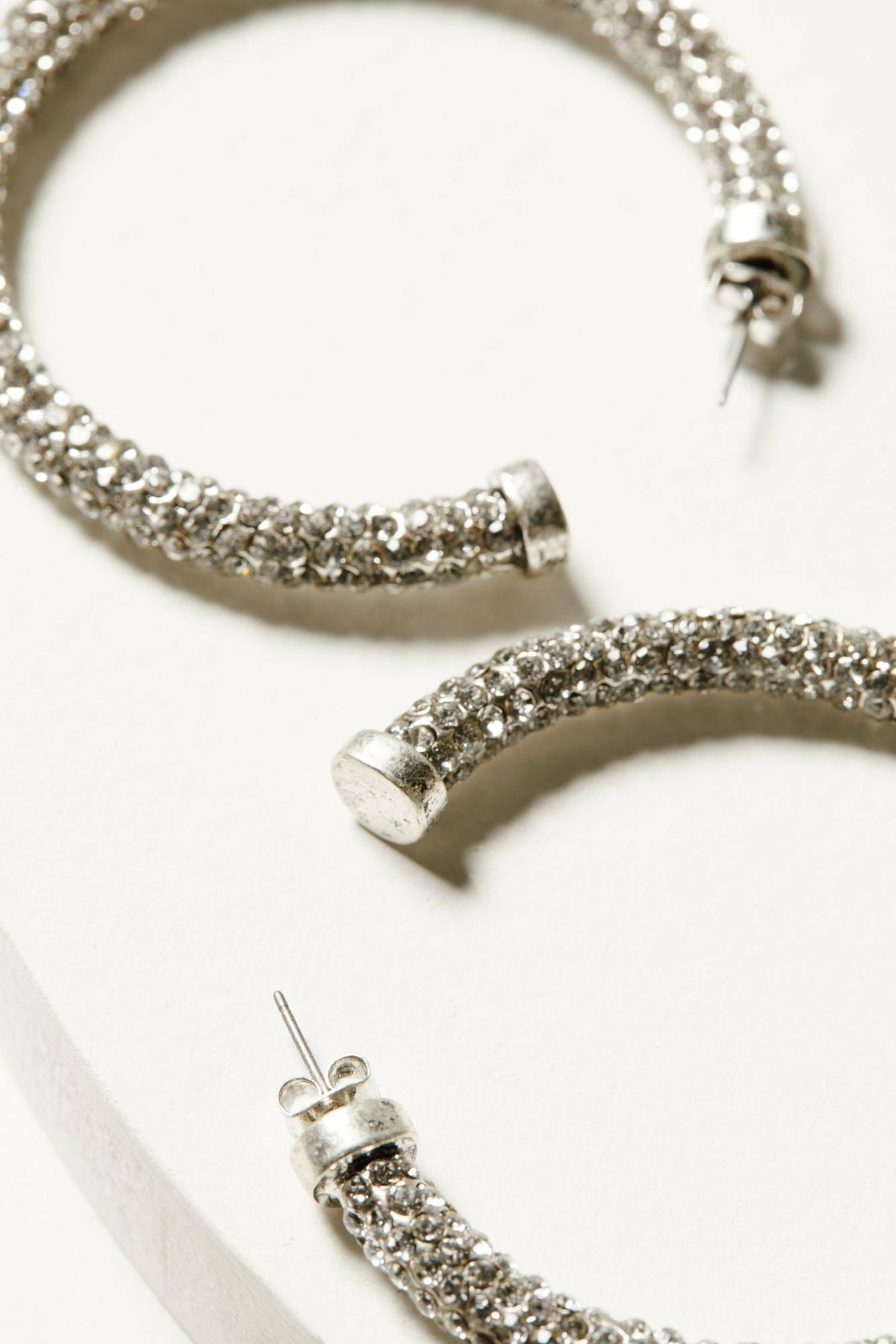 Avalon Silver Hoop Earrings