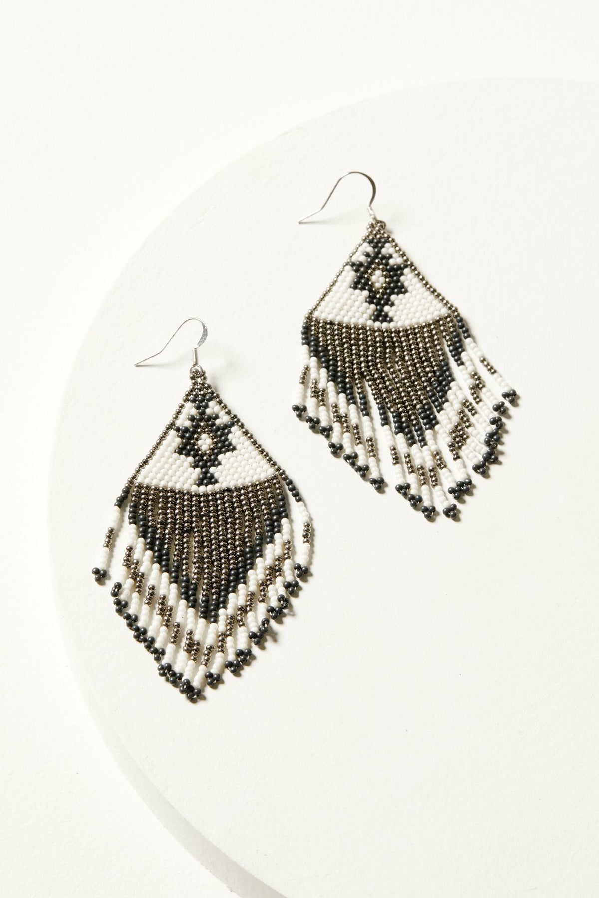 Bianco Beaded Earrings