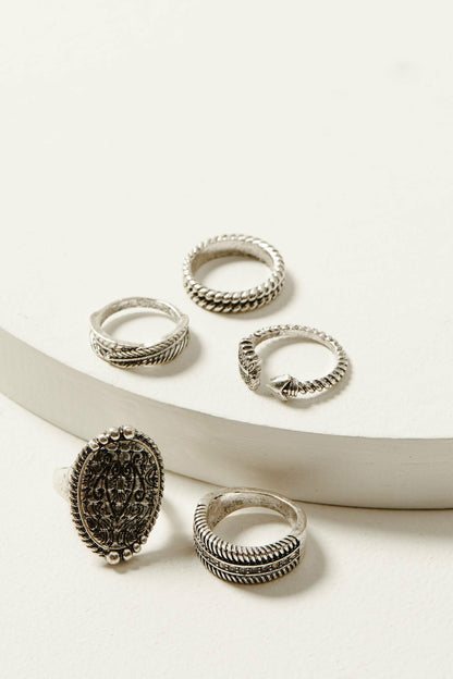 Picadilly 5-piece Ring Set