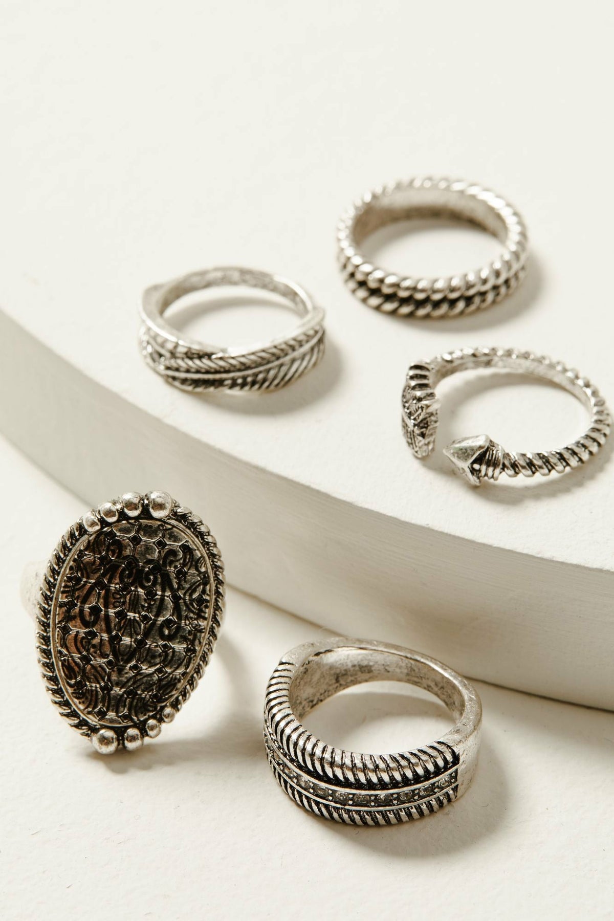 Picadilly 5-piece Ring Set