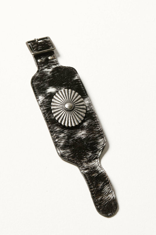 Newell Hair-on Cowhide Bracelet