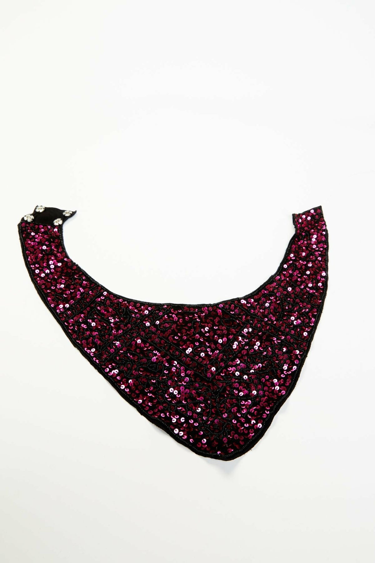 Monroe Fuchsia Sequin Bandana Necklace