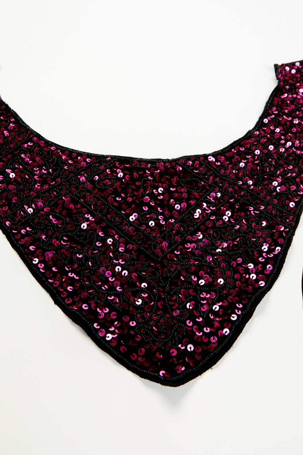Monroe Fuchsia Sequin Bandana Necklace