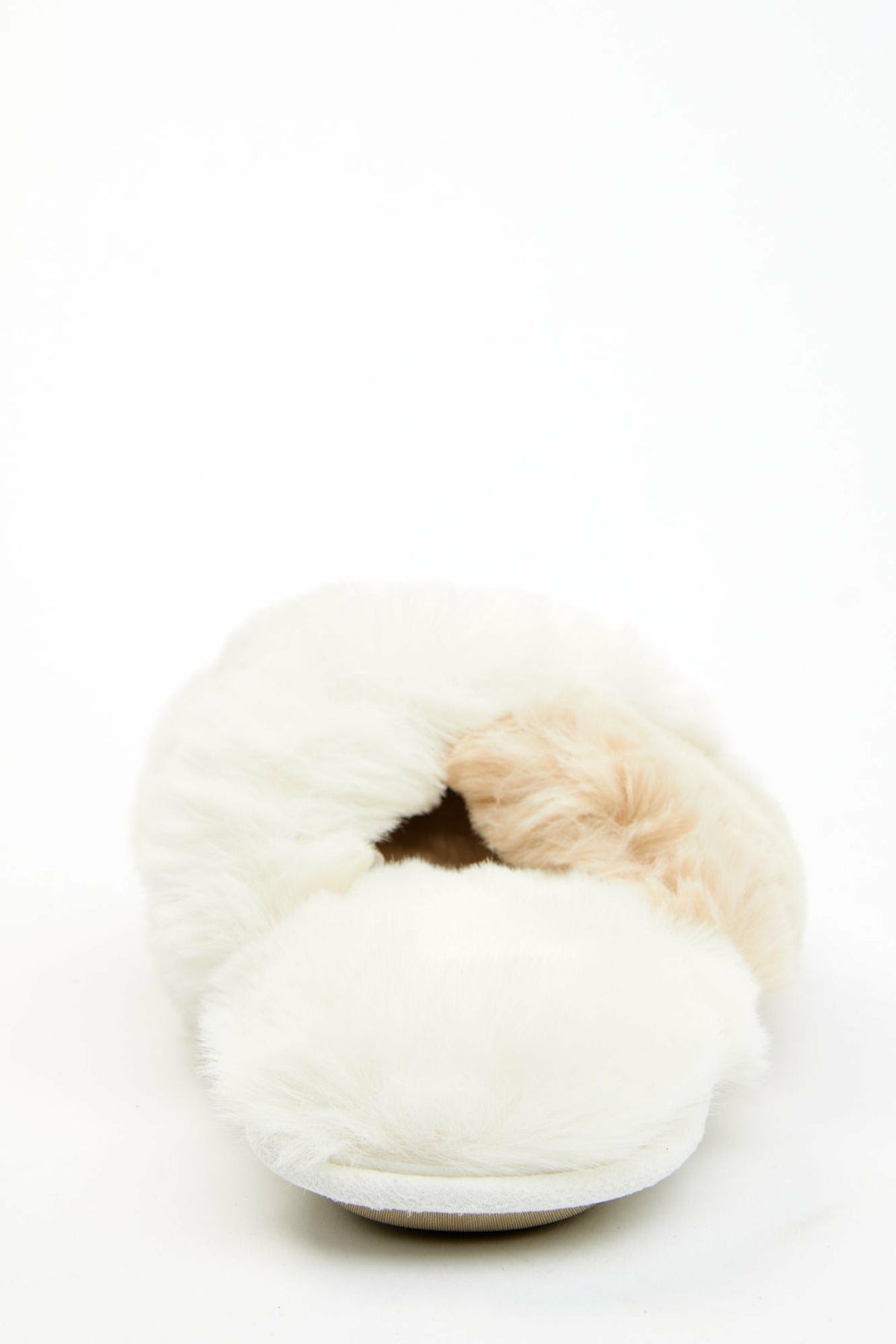 Aspen Cream Faux Fur Slippers