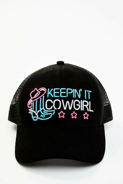 Keepin' It Cowgirl Neon Baseball Hat
