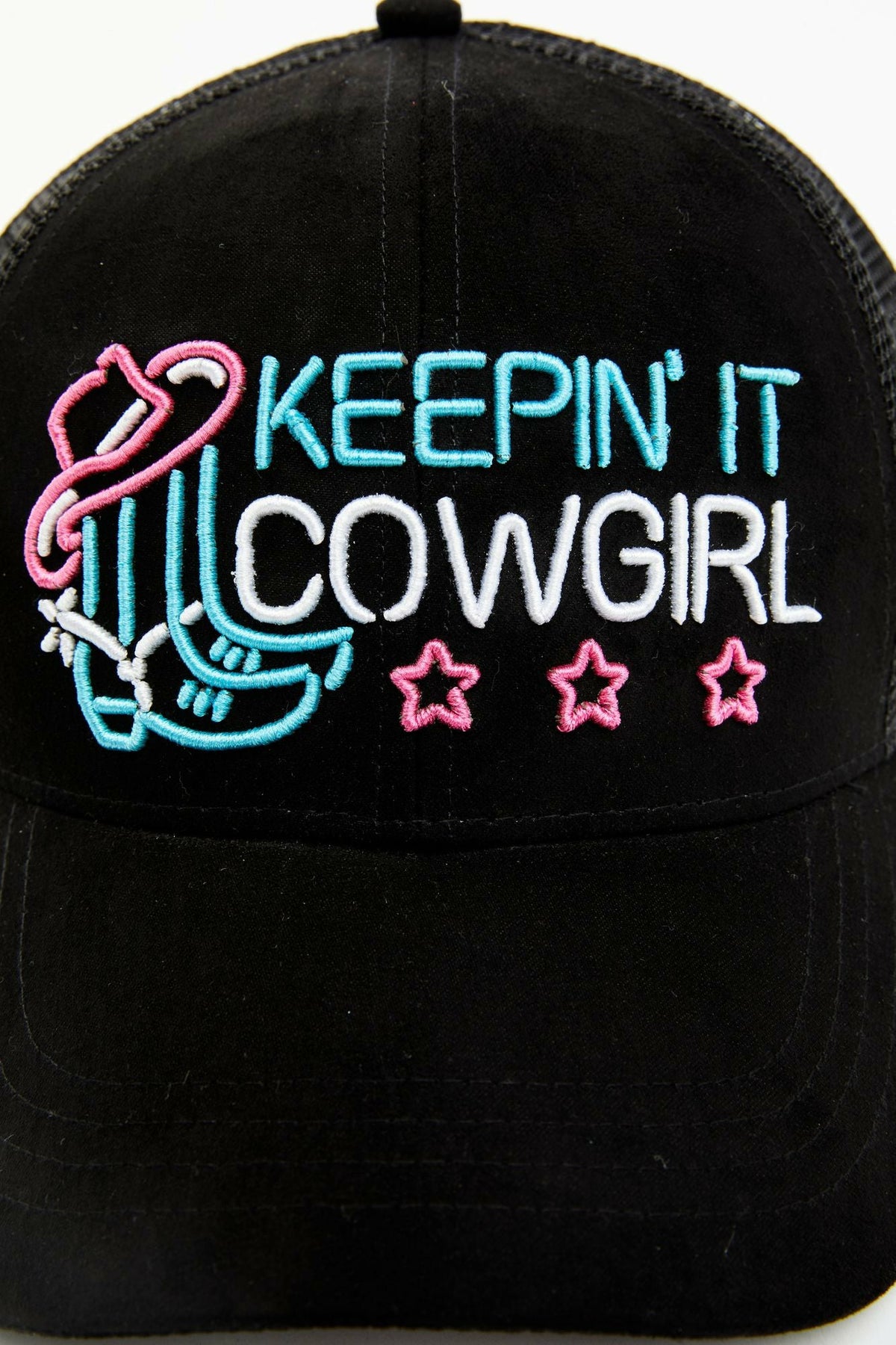 Keepin' It Cowgirl Neon Baseball Hat