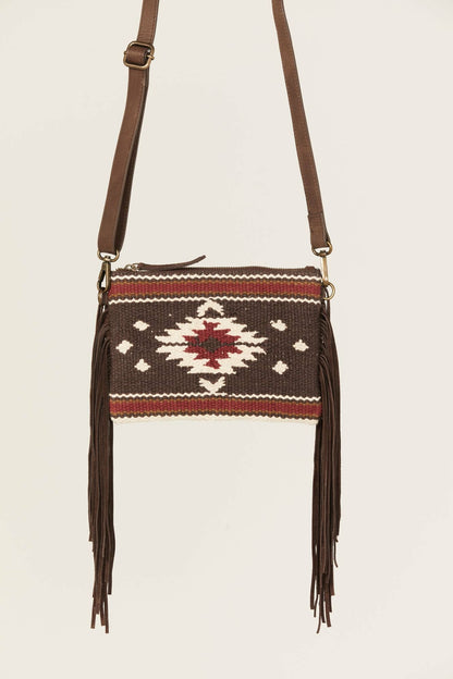 Antioch Pike Fringe Crossbody Handbag