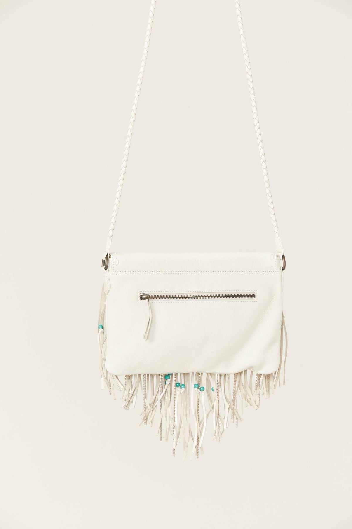 White Hollis Crossbody Handbag