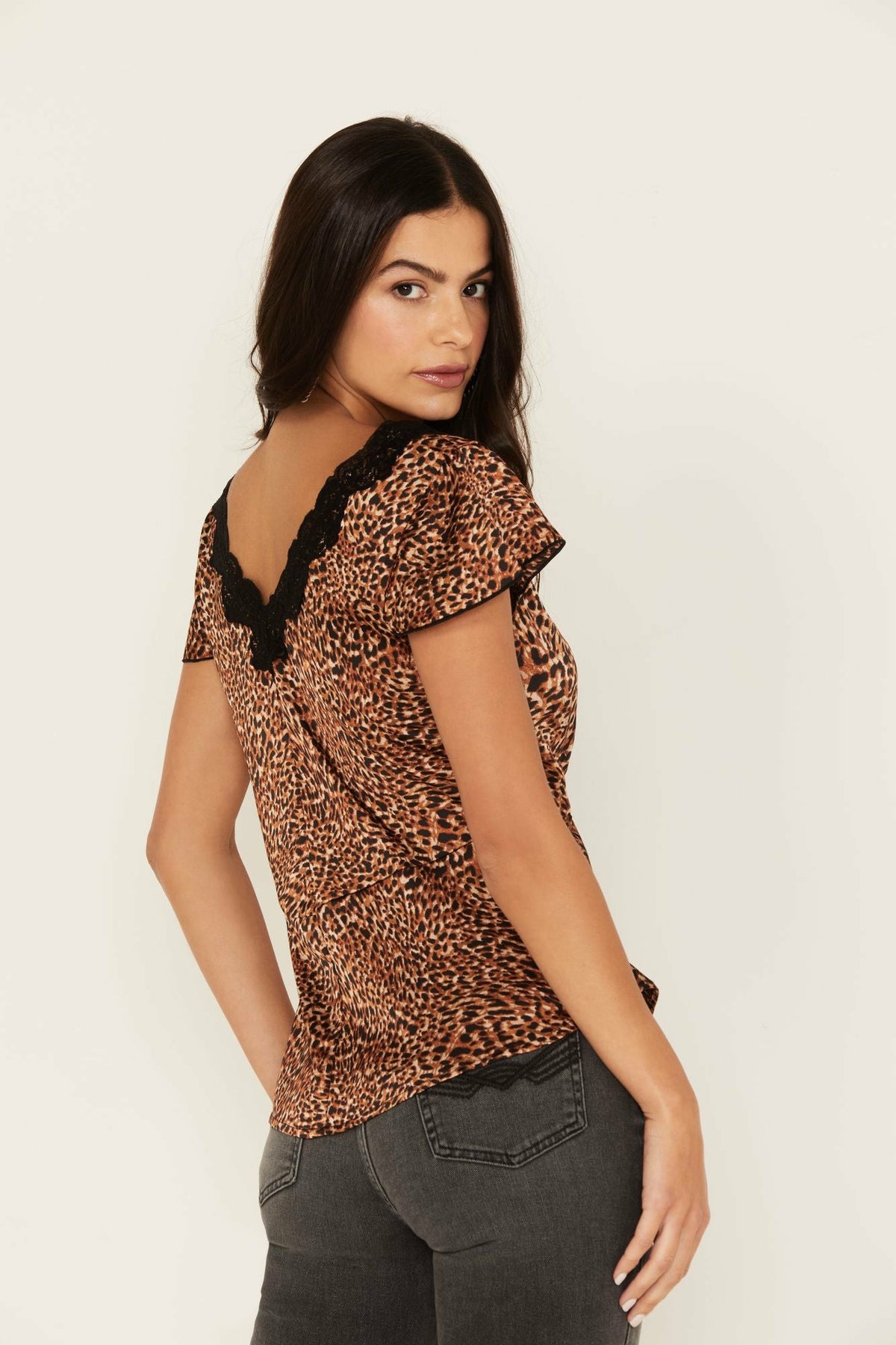 Kimball Lace Trim Top