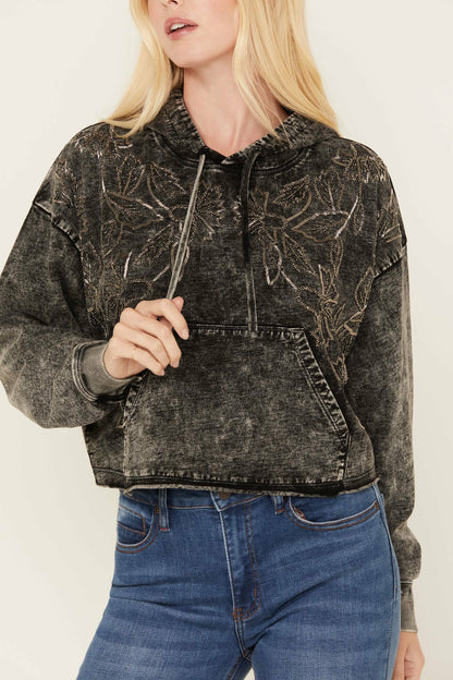 Jensen Embroidered Hooded Sweatshirt