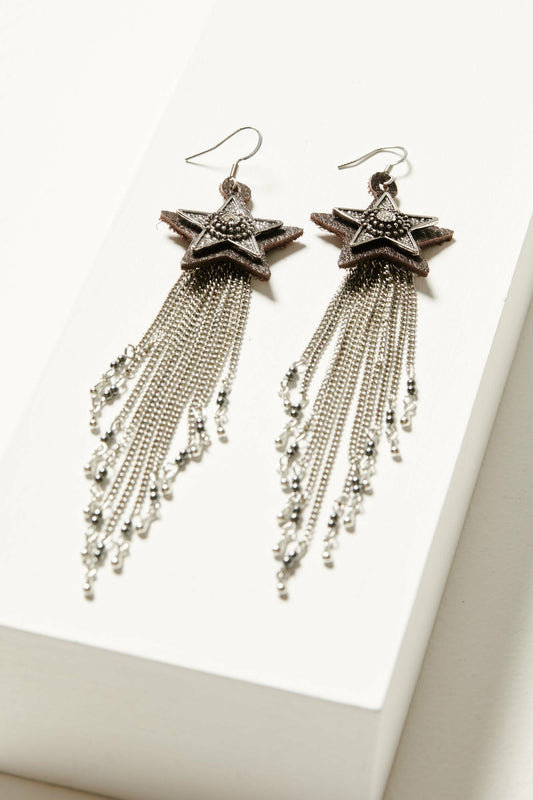 Emerson Star Fringe Earrings