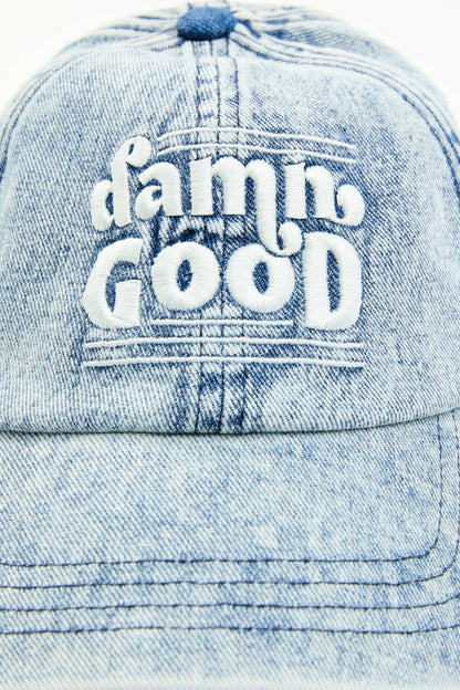 Damn Good Denim Baseball Hat