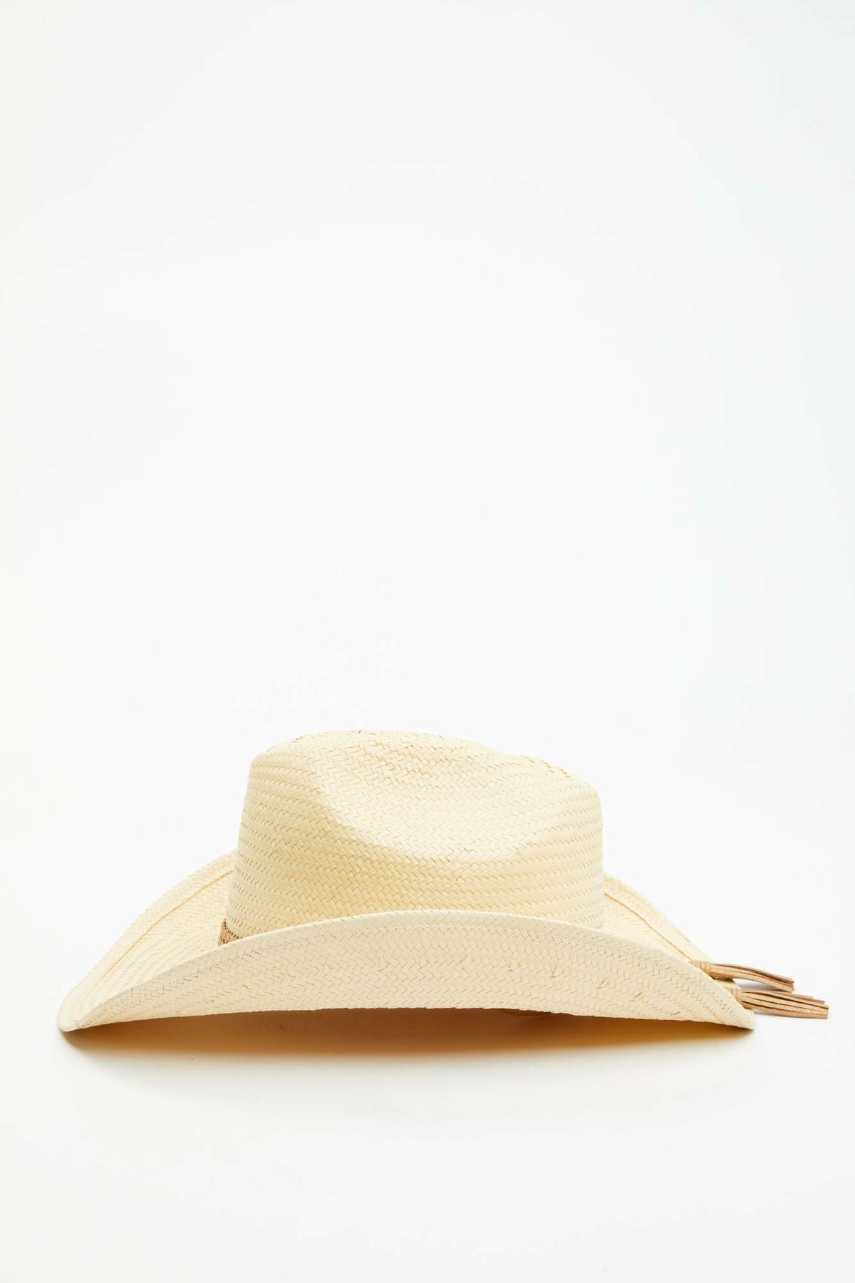 Pioneer Lane Natural Western Straw Hat