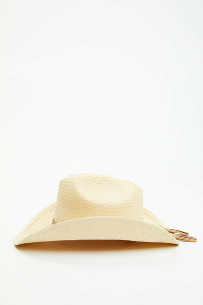 Pioneer Lane Natural Western Straw Hat