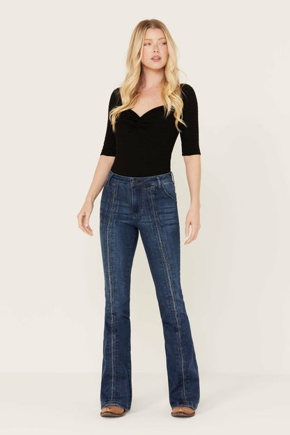 Arena Avenue High Risin' Flare Jeans