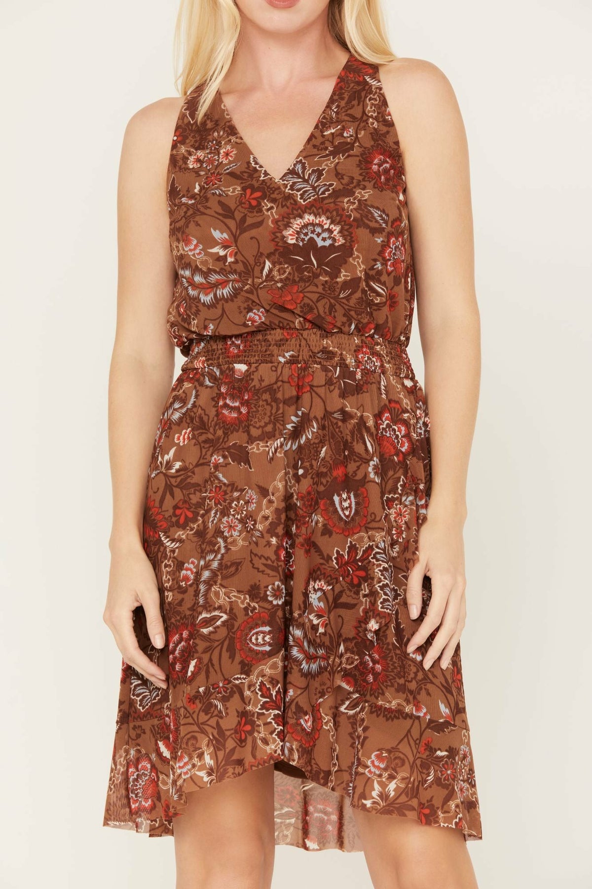 Meshed Smock Yah Dress