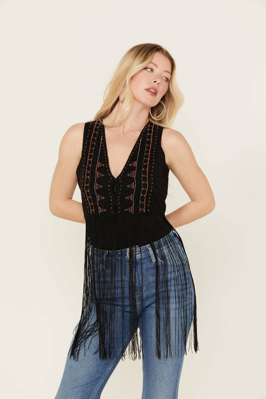 Juniper Beaded Vest